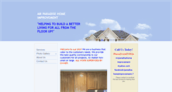 Desktop Screenshot of mrparadisehomeimprovement.com